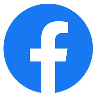 blue facebook logo icon